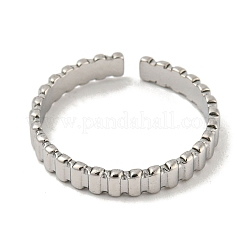 Anello polsino aperto in acciaio inossidabile 304 anti-ossidazione&nbsp;RJEW-C067-28P