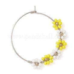 Blumenglas-Samen-Weinglas-Charms&nbsp;AJEW-JO00189