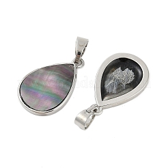 Natur Paua Muschel Anhänger&nbsp;SSHEL-M024-02C