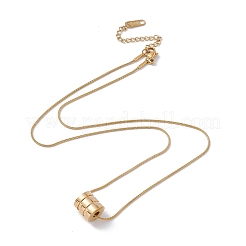 Ensemble de colliers et pendentifs en acier inoxydable 304 avec placage ionique (IP) de 2 styles&nbsp;NJEW-G090-03G