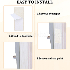 16 pieza de placa de relleno de orificio para borde de puerta de madera contrachapada&nbsp;DIY-CP0014-15B