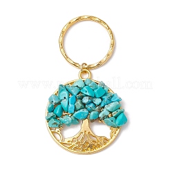 7 llavero de aleación con piedras preciosas y árbol de la vida con temática de chakras de 7 estilos&nbsp;X1-KEYC-JKC00967