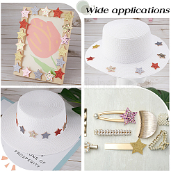 60 stücke 6 farben pu ornament zubehör&nbsp;DIY-GF0007-40