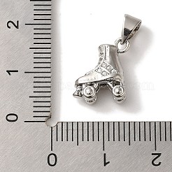 Cremagliera placcatura micro ottone spianare fascino zirconi&nbsp;KK-U027-34P