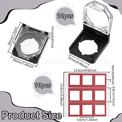 10 pz. Copertura per interruttore a pulsante di alimentazione in plastica&nbsp;FIND-BC0041-66A
