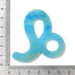 Pendentifs porte-clés en acrylique&nbsp;SACR-S608-04G-01