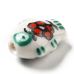 Perline porcellana stampato fatto a mano&nbsp;PORC-F005-03