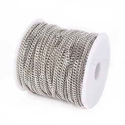 Chaînes à maillons cubains en fer&nbsp;CH-R013-5x4mm-P