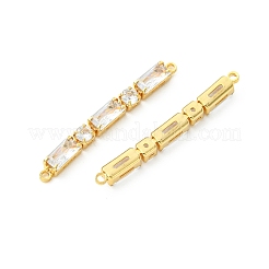 Verbindungsanhänger mit durchsichtigem Zirkonia-Pavé aus Messing&nbsp;XGRQ3P965-641G