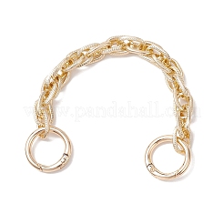 Cadenas de extensión para bolsos con cuerda texturizada de aluminio&nbsp;FIND-JF00162-01