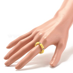 4 pz 4 colori fatti a mano in argilla polimerica heishi perline anello per le donne&nbsp;RJEW-JR00425