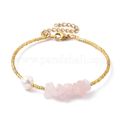 Conjuntos de pulseras con cuentas de corneta de vidrio plateado&nbsp;BJEW-JB05493-01