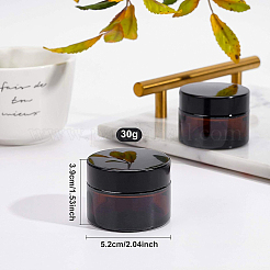 Tragbare Glas Kosmetik Creme Glas&nbsp;AJEW-BC0006-07