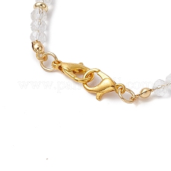 2 pz 2 stili set di braccialetti elastici in perline di vetro per donna&nbsp;BJEW-JB11568