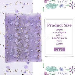1 Stück besticktes Polyester-Netzgewebe&nbsp;DIY-FG0008-42