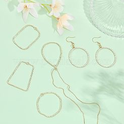 30 Stück 5 Stile Legierungsanhänger mit offener Rückseite&nbsp;FIND-CA0006-15