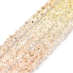 Chapelets de perles en verre transparent&nbsp;GLAA-H023-02A