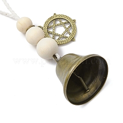 Ornamenti appesi a forma di campana di ferro&nbsp;HJEW-JM02523-02