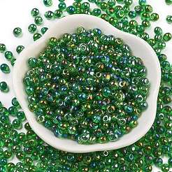6/0 Innenfarben Fransen Glas Saatperlen Perlen&nbsp;SEED-A034-03G
