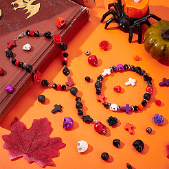 Kits de perles à faire soi-même sur le thème d'Halloween&nbsp;DIY-PH0030-27