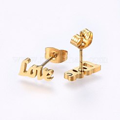 Juegos de joyas de acero inoxidable 304&nbsp;SJEW-O090-27G