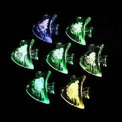 10 pz pendenti acrilici luminosi trasparenti&nbsp;TACR-FP0001-02A