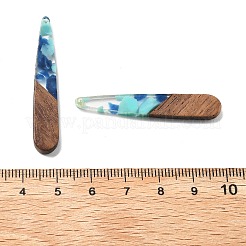 Pendenti in resina e noce&nbsp;FIND-R051-08E