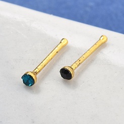 316l chirurgischer Edelstahl Nasenstecker Nasenpiercing Schmuck&nbsp;X1-AJEW-P063-02-2mm