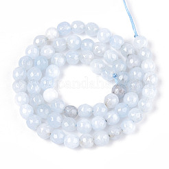 Tinti bianco naturale perle di giada fili&nbsp;G-T139-6mm-60-24