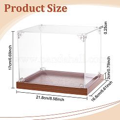Boîtes de présentation acryliques transparentes&nbsp;AJEW-WH0475-57
