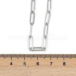 Colliers à chaîne trombone en acier inoxydable 304&nbsp;LS-NJEW-H072-01P