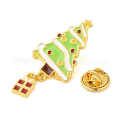 Alfileres esmaltados para árbol de Navidad y caja de regalo&nbsp;JEWB-A014-05