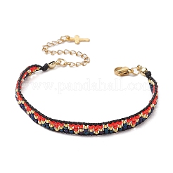 Bracelets faits main en perles de verre pour femmes&nbsp;BJEW-MZ00158-01