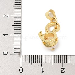 Cremagliera pendenti in ottone placcatura&nbsp;KK-K293-24C-G