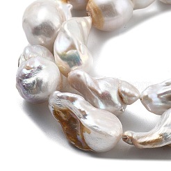 Brins de perles naturelles nucléées&nbsp;PEAR-B004-15K-02A