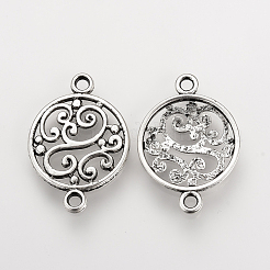 Conectores de enlaces de aleación de estilo tibetano&nbsp;X-TIBE-Q077-10AS-RS