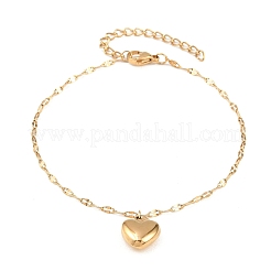 Braccialetti con ciondoli in acciaio inossidabile 304&nbsp;BJEW-H210-01G