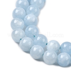 Cordes de perles de calcédoine naturelles&nbsp;X-G-S333-8mm-004-1