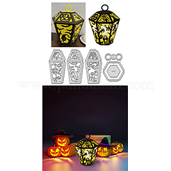 Halloween-Motiv Laterne Stanzschablonen aus Kohlenstoffstahl&nbsp;DIY-WH0309-2372