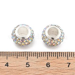 Perles européennes rondelles en argile polymère&nbsp;FIND-U001-01T