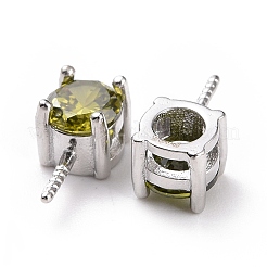 925 molletta in argento sterling placcato rodio&nbsp;STER-D035-47P-09