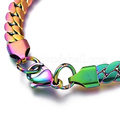 Herrenarmbänder aus kubanischem Gliederkettenstahl 304&nbsp;BJEW-O177-02A