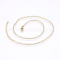 Collane a catena in acciaio inossidabile 304 Singapore&nbsp;X-MAK-L015-25A