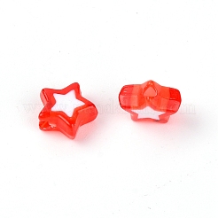 Perline acrilico&nbsp;LS-OACR-WH0006-06