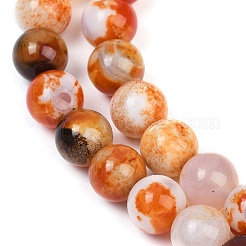 Filo di perline di agata naturale&nbsp;G-NH0001-G15-01