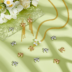 12 Stück 2 Farben 304 Edelstahl-Charms&nbsp;STAS-UN0063-36