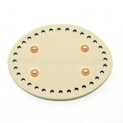 Ovaler Boden aus Kunstleder&nbsp;FIND-WH0077-66B