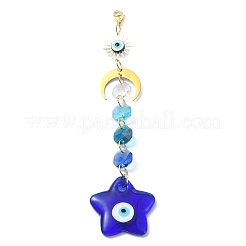 Decoraciones colgantes de murano mal de ojo hechas a mano&nbsp;HJEW-JM01071