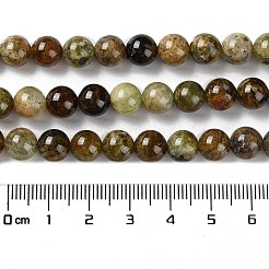 Natürlichen grünen Granat Perlen Stränge&nbsp;G-Z034-B14-02
