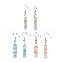 3 Paar Glas-Ohrhänger&nbsp;EJEW-JE06643